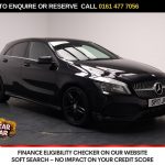 Used 2017 BLACK MERCEDES-BENZ A-CLASS Hatchback 2.1 A200d AMG Line Hatchback 5dr Diesel 7G-DCT Euro 6 (s/s) (136 ps) (reg. 2017-03-29) for sale in Stockport