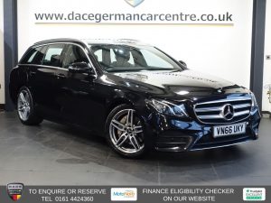 Used 2017 BLACK MERCEDES-BENZ E-CLASS Estate 2.0 E220d AMG Line Estate 5dr Diesel G-Tronic+ Euro 6 (s/s) (194 ps) (reg. 2017-02-25) for sale in Altrincham