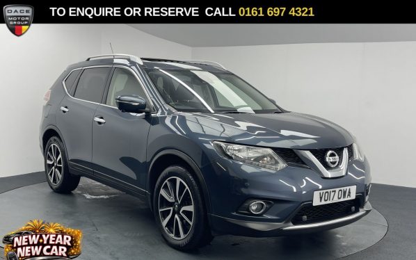 Used 2017 BLUE NISSAN X-TRAIL SUV 1.6 DIG-T N-Vision SUV 5dr Petrol Manual Euro 6 (s/s) (163 ps) (reg. 2017-03-31) for sale in Manchester