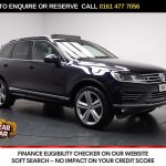 Used 2017 BLUE VOLKSWAGEN TOUAREG SUV 3.0 TDI V6 BlueMotion Tech R-Line Plus SUV 5dr Diesel Tiptronic 4WD Euro 6 (s/s) (262 ps) (reg. 2017-07-27) for sale in Stockport