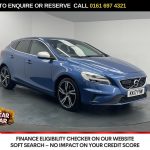 Used 2017 BLUE VOLVO V40 Hatchback 1.5 T2 R-Design Pro Hatchback 5dr Petrol Auto Euro 6 (s/s) (122 ps) (reg. 2017-07-20) for sale in Manchester