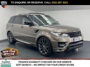 Used 2017 BROWN LAND ROVER RANGE ROVER SPORT SUV 3.0 SD V6 Autobiography Dynamic SUV 5dr Diesel Auto 4WD Euro 6 (s/s) (306 ps) (reg. 2017-03-08) for sale in Manchester