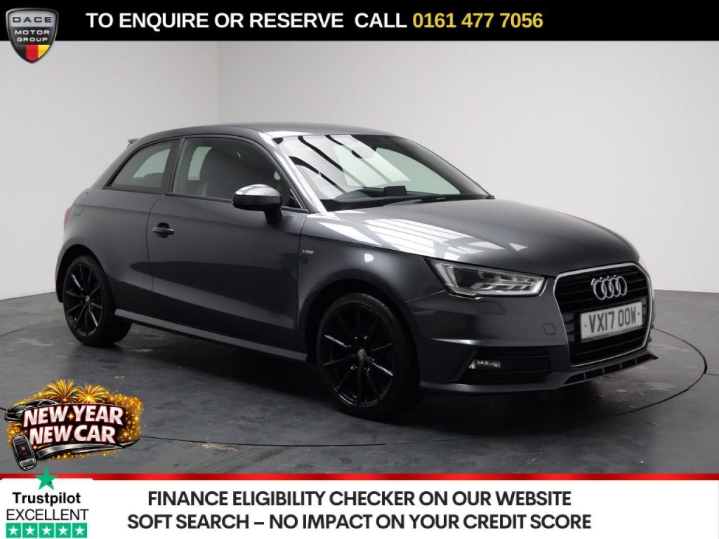 Used 2017 GREY AUDI A1 Hatchback 1.4 TFSI S line Hatchback 3dr Petrol Manual Euro 6 (s/s) (125 ps) (reg. 2017-03-24) for sale in Stockport