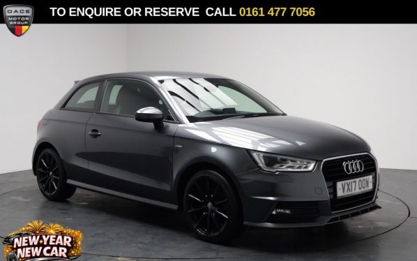 Used 2017 GREY AUDI A1 Hatchback 1.4 TFSI S line Hatchback 3dr Petrol Manual Euro 6 (s/s) (125 ps) (reg. 2017-03-24) for sale in Stockport