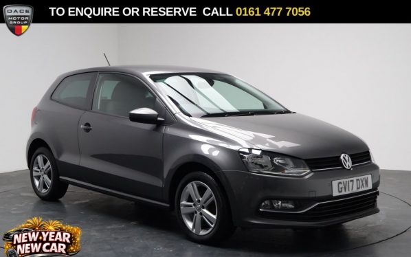 Used 2017 GREY VOLKSWAGEN POLO Hatchback 1.2 TSI BlueMotion Tech Match Edition Hatchback 3dr Petrol DSG Euro 6 (s/s) (90 ps) (reg. 2017-05-31) for sale in Stockport