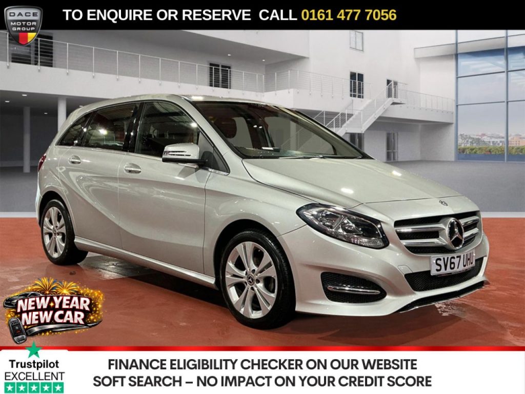 Used 2017 SILVER MERCEDES-BENZ B-CLASS MPV 1.5 B180d Sport MPV 5dr Diesel Manual Euro 6 (s/s) (109 ps) (reg. 2017-09-01) for sale in Stockport