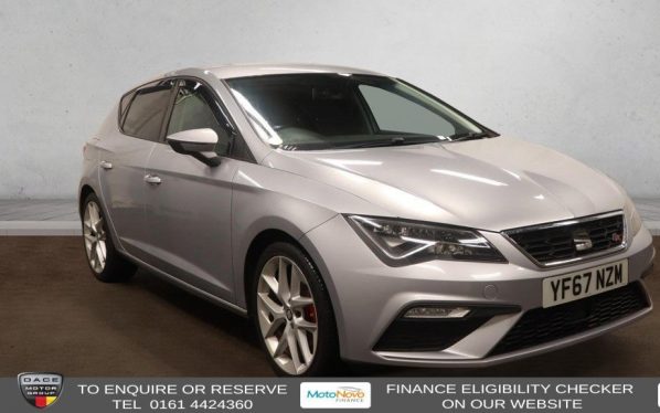 Used 2017 SILVER SEAT LEON Hatchback 1.4 TSI FR Technology Hatchback 5dr Petrol Manual Euro 6 (s/s) (125 ps) (reg. 2017-11-20) for sale in Altrincham