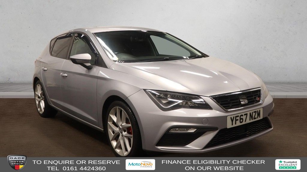 Used 2017 SILVER SEAT LEON Hatchback 1.4 TSI FR Technology Hatchback 5dr Petrol Manual Euro 6 (s/s) (125 ps) (reg. 2017-11-20) for sale in Altrincham