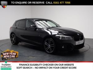 Used 2018 BLACK BMW 1 SERIES Hatchback 1.5 118i GPF M Sport Shadow Edition Hatchback 5dr Petrol Auto Euro 6 (s/s) (136 ps) (reg. 2018-11-28) for sale in Stockport