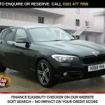 Used 2018 BLACK BMW 1 SERIES Hatchback 1.5 118i Sport Hatchback 5dr Petrol Manual Euro 6 (s/s) (136 ps) (reg. 2018-09-27) for sale in Stockport