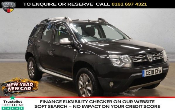 Used 2018 BLACK DACIA DUSTER SUV 1.5 dCi Laureate SUV 5dr Diesel Manual Euro 6 (s/s) (110 ps) (reg. 2018-03-19) for sale in Manchester