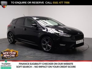 Used 2018 BLACK FORD FOCUS Hatchback 1.0T EcoBoost ST-Line X Hatchback 5dr Petrol Manual Euro 6 (s/s) (140 ps) (reg. 2018-04-30) for sale in Stockport