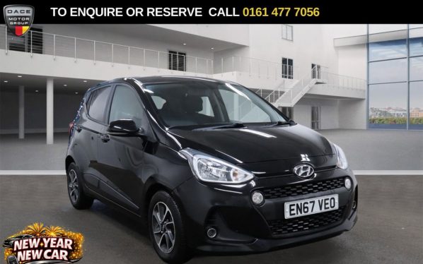 Used 2018 BLACK HYUNDAI I10 Hatchback 1.0 Premium Hatchback 5dr Petrol Manual Euro 6 (66 ps) (reg. 2018-01-30) for sale in Stockport