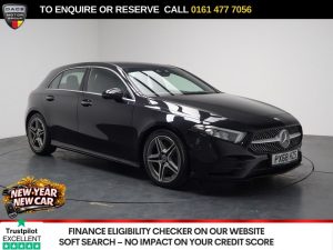Used 2018 BLACK MERCEDES-BENZ A-CLASS Hatchback 2.0 A250 AMG Line (Premium) Hatchback 5dr Petrol 7G-DCT Euro 6 (s/s) (224 ps) (reg. 2018-11-13) for sale in Stockport