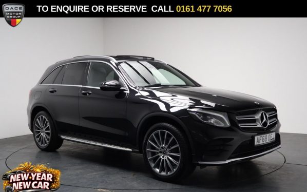 Used 2018 BLACK MERCEDES-BENZ GLC SUV 2.1 GLC250d AMG Line (Premium) SUV 5dr Diesel G-Tronic+ 4MATIC Euro 6 (s/s) (204 ps) (reg. 2018-09-24) for sale in Stockport