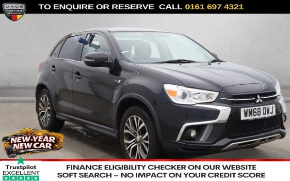 Used 2018 BLACK MITSUBISHI ASX SUV 1.6 Juro SUV 5dr Petrol Manual Euro 6 (117 ps) (reg. 2018-12-31) for sale in Manchester