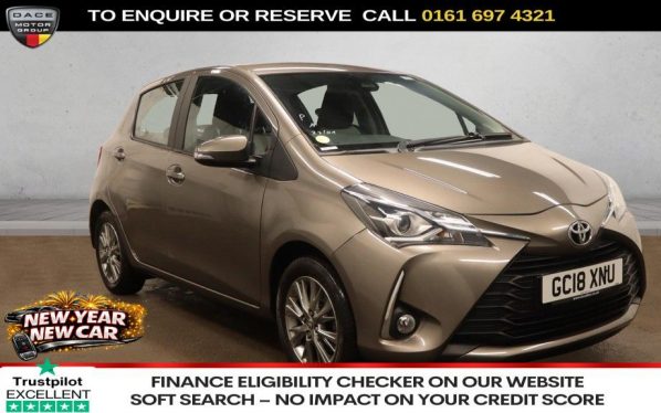 Used 2018 BRONZE TOYOTA YARIS Hatchback 1.5 VVT-i Icon Hatchback 5dr Petrol Manual Euro 6 (111 ps) (reg. 2018-08-07) for sale in Manchester