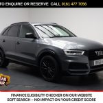 Used 2018 GREY AUDI Q3 SUV 1.4 TFSI CoD Black Edition SUV 5dr Petrol S Tronic Euro 6 (s/s) (150 ps) (reg. 2018-09-14) for sale in Stockport