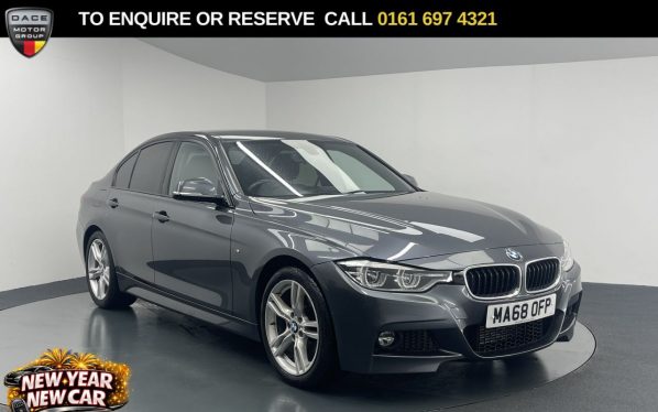 Used 2018 GREY BMW 3 SERIES Saloon 2.0 320d M Sport Saloon 4dr Diesel Auto Euro 6 (s/s) (190 ps) (reg. 2018-09-20) for sale in Manchester