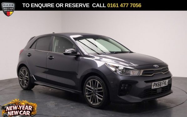 Used 2018 GREY KIA RIO Hatchback 1.0 T-GDi GT-Line S Hatchback 5dr Petrol Manual Euro 6 (s/s) (118 bhp) (reg. 2018-10-22) for sale in Stockport