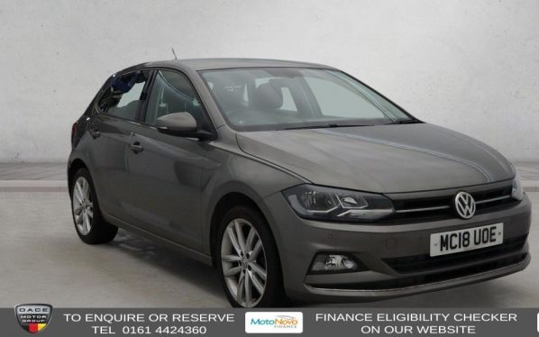 Used 2018 GREY VOLKSWAGEN POLO Hatchback 1.0 TSI SEL Hatchback 5dr Petrol Manual Euro 6 (s/s) (115 ps) (reg. 2018-08-12) for sale in Altrincham