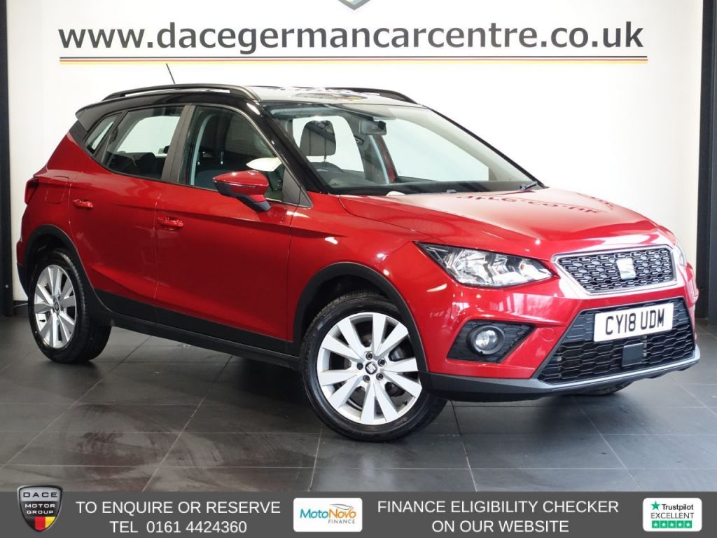 Used 2018 RED SEAT ARONA SUV 1.6 TDI SE Technology Lux SUV 5dr Diesel Manual Euro 6 (s/s) (115 ps) (reg. 2018-08-29) for sale in Altrincham