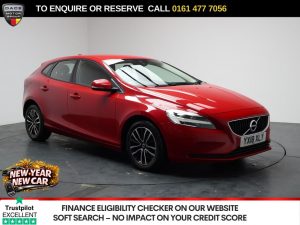 Used 2018 RED VOLVO V40 Hatchback 2.0 T2 Momentum Nav Plus Hatchback 5dr Petrol Manual Euro 6 (s/s) (122 ps) (reg. 2018-03-26) for sale in Stockport