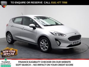 Used 2018 SILVER FORD FIESTA Hatchback 1.0T EcoBoost Zetec Hatchback 5dr Petrol Manual Euro 6 (s/s) (100 ps) (reg. 2018-04-30) for sale in Stockport