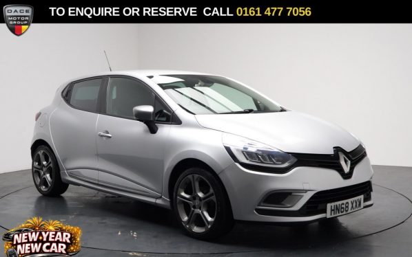 Used 2018 SILVER RENAULT CLIO Hatchback 0.9 TCe GT Line Hatchback 5dr Petrol Manual Euro 6 (s/s) (90 ps) (reg. 2018-12-05) for sale in Stockport