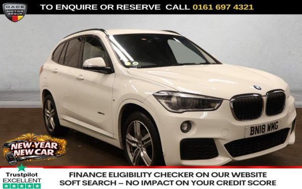 Used 2018 WHITE BMW X1 SUV 1.5 18i M Sport SUV 5dr Petrol Manual sDrive Euro 6 (s/s) (140 ps) (reg. 2018-03-24) for sale in Manchester