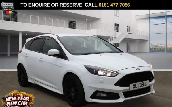 Used 2018 WHITE FORD FOCUS Hatchback 2.0 TDCi ST-3 Hatchback 5dr Diesel Manual Euro 6 (s/s) (185 ps) (reg. 2018-07-06) for sale in Stockport