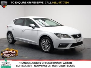 Used 2018 WHITE SEAT LEON Hatchback 1.2 TSI SE Dynamic Technology Hatchback 5dr Petrol Manual Euro 6 (s/s) (110 ps) (reg. 2018-04-12) for sale in Stockport