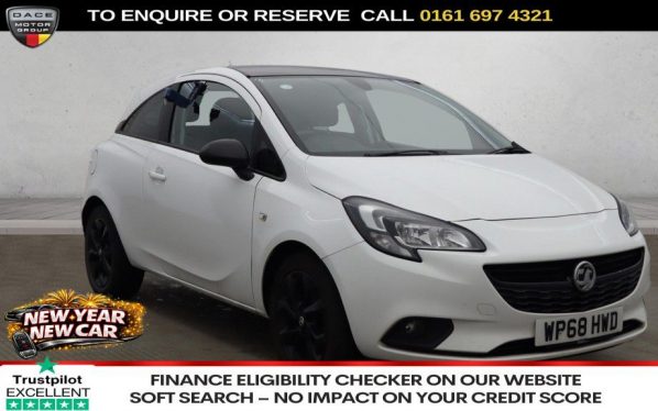 Used 2018 WHITE VAUXHALL CORSA Hatchback 1.4i ecoTEC Griffin Hatchback 3dr Petrol Manual Euro 6 (75 ps) (reg. 2018-12-21) for sale in Manchester