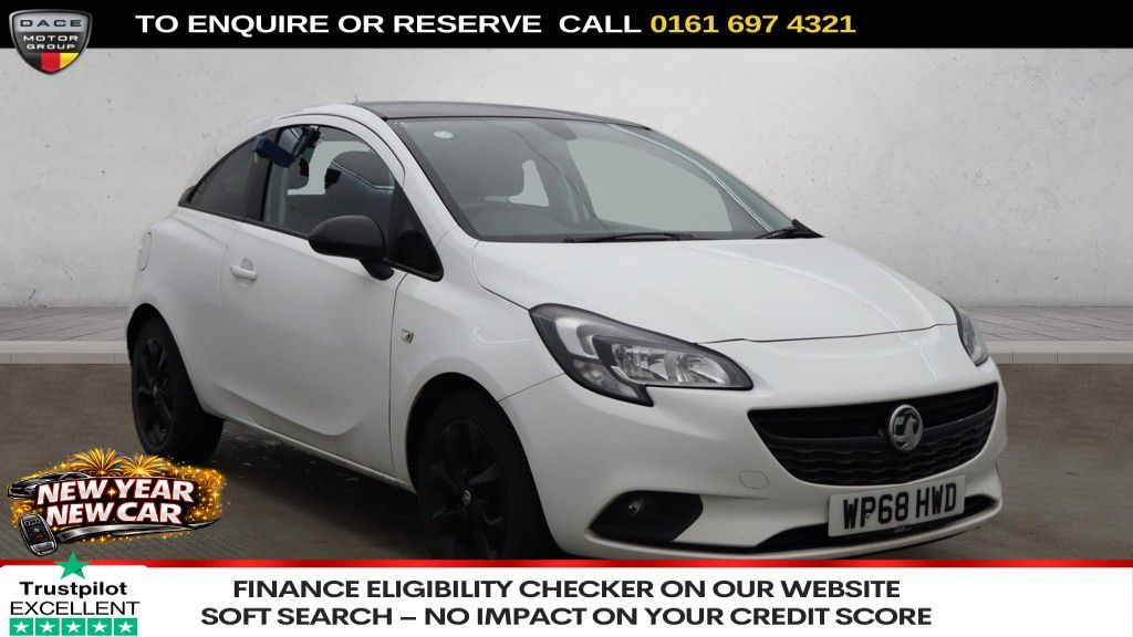 Used 2018 WHITE VAUXHALL CORSA Hatchback 1.4i ecoTEC Griffin Hatchback 3dr Petrol Manual Euro 6 (75 ps) (reg. 2018-12-21) for sale in Manchester