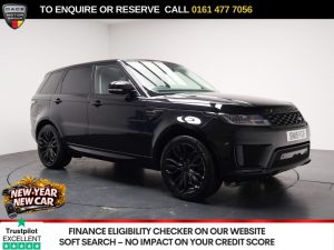 Used 2019 BLACK LAND ROVER RANGE ROVER SPORT SUV 3.0 SD V6 HSE SUV 5dr Diesel Auto 4WD Euro 6 (s/s) (306 ps) (reg. 2019-07-31) for sale in Stockport