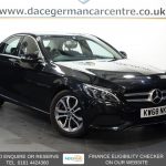 Used 2019 BLACK MERCEDES-BENZ C-CLASS Saloon 2.1 C220d Sport Saloon 4dr Diesel G-Tronic+ Euro 6 (s/s) (170 ps) (reg. 2019-01-14) for sale in Altrincham