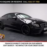 Used 2019 BLACK MERCEDES-BENZ E-CLASS Coupe 2.0 E350 AMG Line Coupe 2dr Petrol G-Tronic+ Euro 6 (s/s) (313 ps) (reg. 2019-11-18) for sale in Stockport