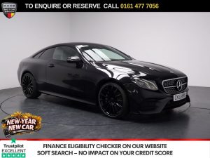 Used 2019 BLACK MERCEDES-BENZ E-CLASS Coupe 2.0 E350 AMG Line Coupe 2dr Petrol G-Tronic+ Euro 6 (s/s) (313 ps) (reg. 2019-11-18) for sale in Stockport