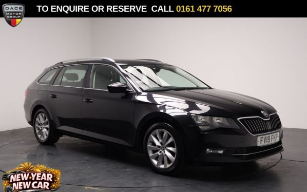 Used 2019 BLACK SKODA SUPERB Estate 1.5 TSI ACT SE Estate 5dr Petrol DSG Euro 6 (s/s) (150 ps) (reg. 2019-03-18) for sale in Stockport