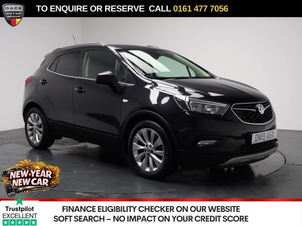 Used 2019 BLACK VAUXHALL MOKKA X SUV 1.4i Turbo ecoTEC Elite SUV 5dr Petrol Manual Euro 6 (s/s) (140 ps) (reg. 2019-03-31) for sale in Stockport