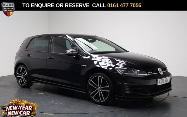 Used 2019 BLACK VOLKSWAGEN GOLF Hatchback 2.0 TDI GTD Hatchback 5dr Diesel DSG Euro 6 (s/s) (184 ps) (reg. 2019-06-17) for sale in Stockport