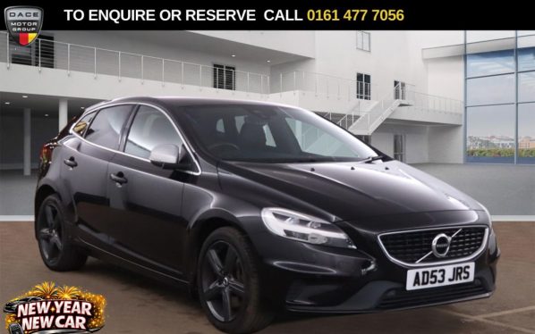 Used 2019 BLACK VOLVO V40 Hatchback 1.5 T2 R-Design Edition Hatchback 5dr Petrol Auto Euro 6 (s/s) (122 ps) (reg. 2019-06-17) for sale in Stockport