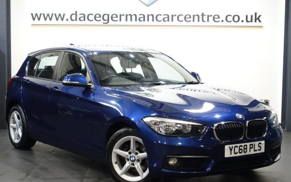 Used 2019 BLUE BMW 1 SERIES Hatchback 1.5 118i GPF SE Hatchback 5dr Petrol Manual Euro 6 (s/s) (136 ps) (reg. 2019-02-15) for sale in Altrincham
