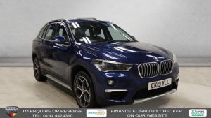Used 2019 BLUE BMW X1 SUV 2.0 20i xLine SUV 5dr Petrol DCT sDrive Euro 6 (s/s) (192 ps) (reg. 2019-03-08) for sale in Altrincham