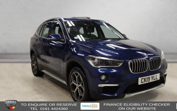 Used 2019 BLUE BMW X1 SUV 2.0 20i xLine SUV 5dr Petrol DCT sDrive Euro 6 (s/s) (192 ps) (reg. 2019-03-08) for sale in Altrincham