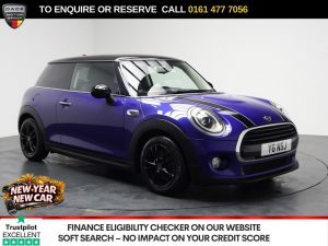 Used 2019 BLUE MINI HATCH Hatchback 1.5 Cooper Classic Hatchback 3dr Petrol Steptronic Euro 6 (s/s) (136 ps) (reg. 2019-06-28) for sale in Stockport