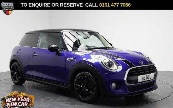 Used 2019 BLUE MINI HATCH Hatchback 1.5 Cooper Classic Hatchback 3dr Petrol Steptronic Euro 6 (s/s) (136 ps) (reg. 2019-06-28) for sale in Stockport