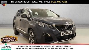 Used 2019 BLUE PEUGEOT 5008 SUV 1.5 BlueHDi GT Line Premium SUV 5dr Diesel Manual Euro 6 (s/s) (130 ps) (reg. 2019-06-13) for sale in Manchester