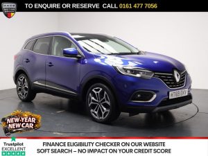 Used 2019 BLUE RENAULT KADJAR SUV 1.3 TCe GT Line SUV 5dr Petrol Manual Euro 6 (s/s) (140 ps) (reg. 2019-12-19) for sale in Stockport