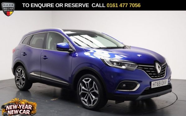 Used 2019 BLUE RENAULT KADJAR SUV 1.3 TCe GT Line SUV 5dr Petrol Manual Euro 6 (s/s) (140 ps) (reg. 2019-12-19) for sale in Stockport